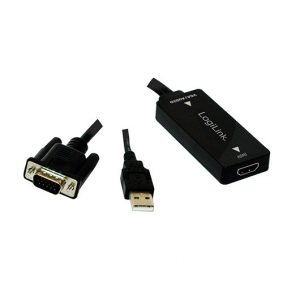 CONVERSOR VGA CON AUDIO A HDMI LOGILINK