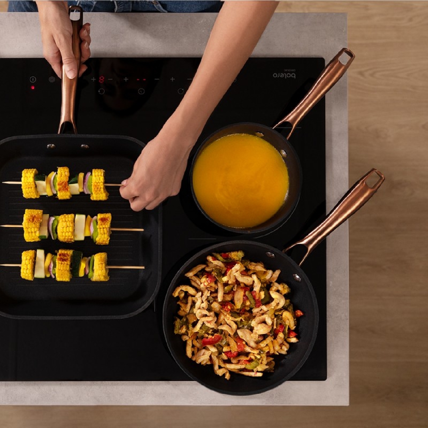 Sartén Polka Fantasy 28 Bucket Golden - Imagen 5