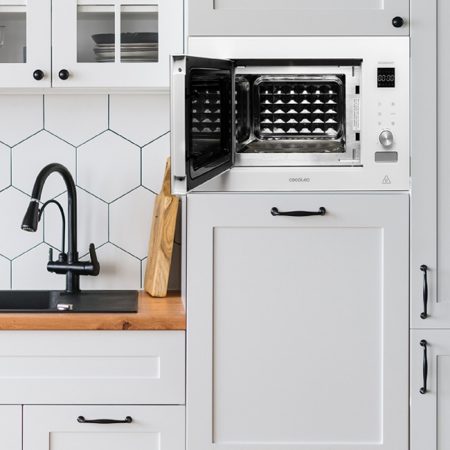 Microondas Encastrable Grandheat 2090 Built-In Touch White - Imagen 3