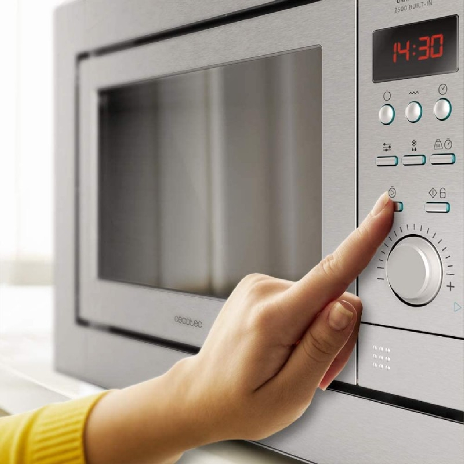 Microondas Encastrable Grandheat 2500 Built-In Steel - Imagen 2