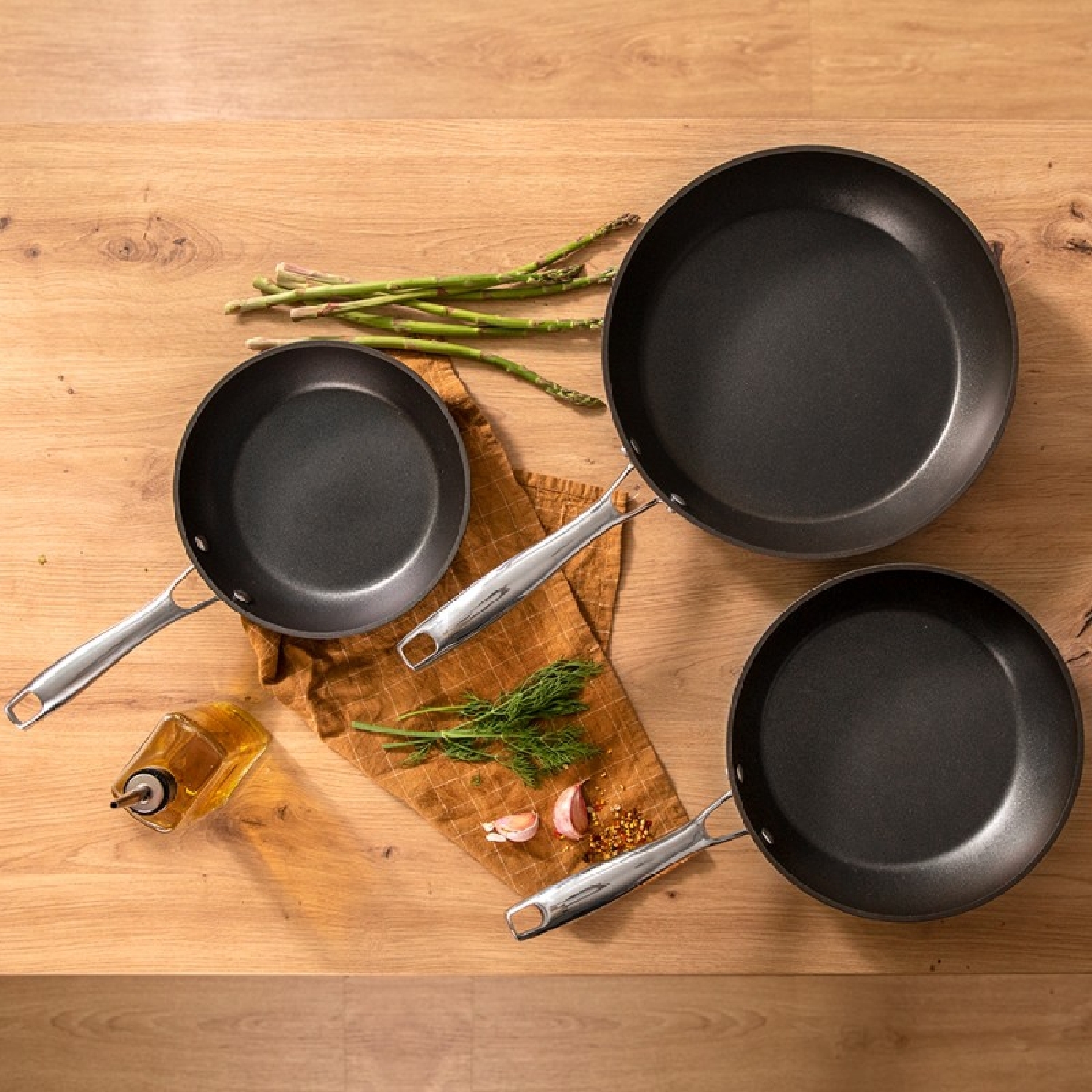 Set de Sartenes Polka Fantasy 20-24-28 Bucket Set Silver - Imagen 3