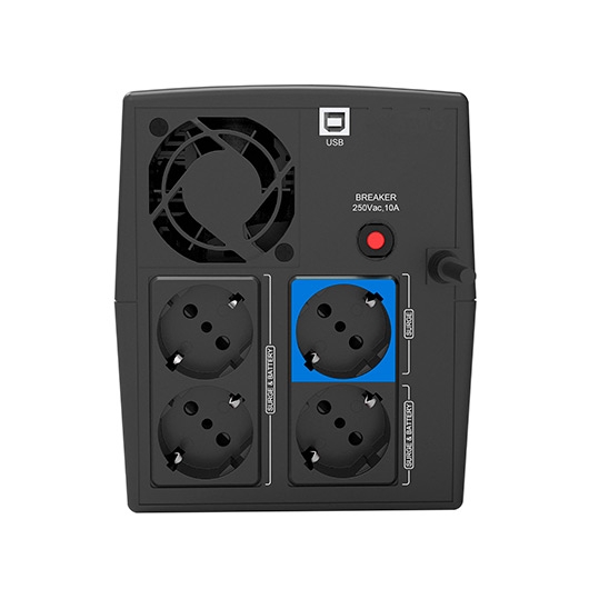 SAI/UPS 2260VA PHASAK SIRIUS PH 7322 SURGE PROTECTION - Imagen 2