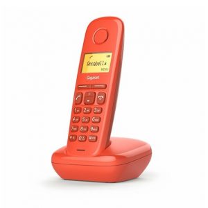 TELEF INALÁMBRICO DECT DIGITAL GIGASET A170 ROJO