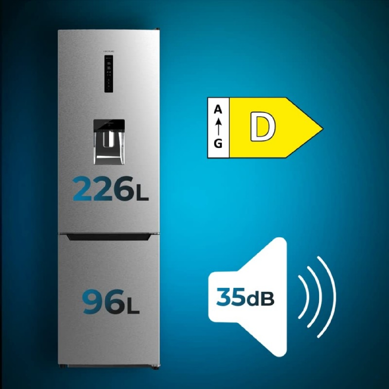 Bolero CoolMarket Combi 322 WD Inox D - Imagen 5