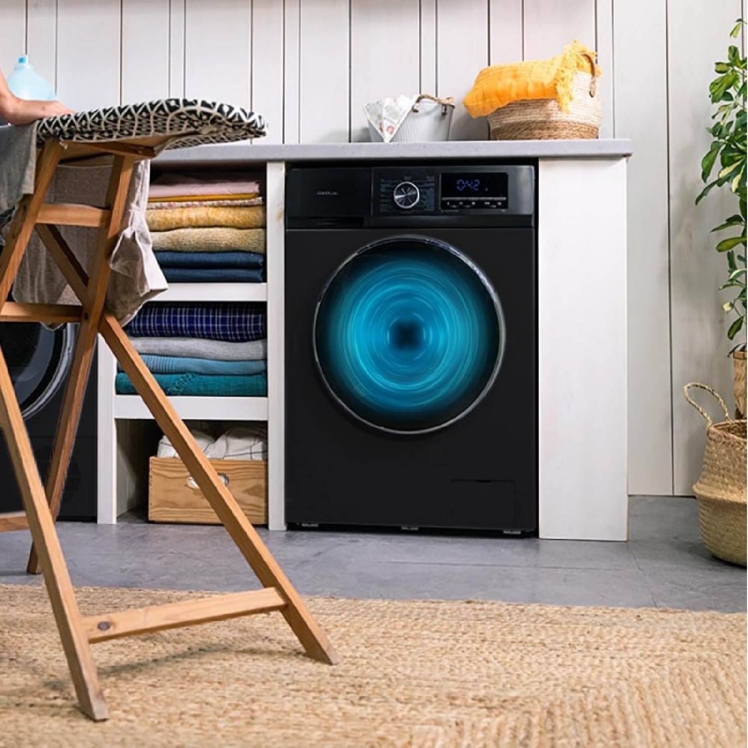 Lavadora Bolero DressCode 9500 Inverter Steel A - Imagen 4