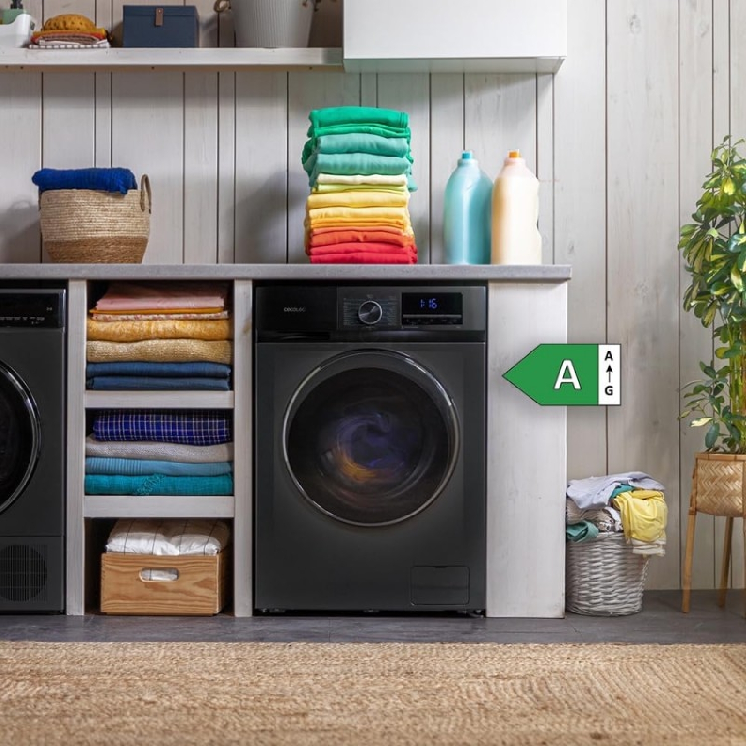 Lavadora Bolero DressCode 10500 Inverter Steel A - Imagen 3