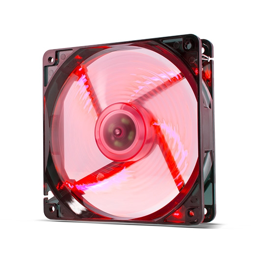 VENTILADOR 120X120 NOX HFAN 120 LED ROJO - Imagen 3