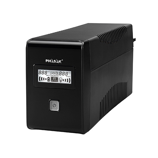 SAI/UPS 650VA PHASAK INTERACTIVO AVR 2XSCHUKO PH 9465