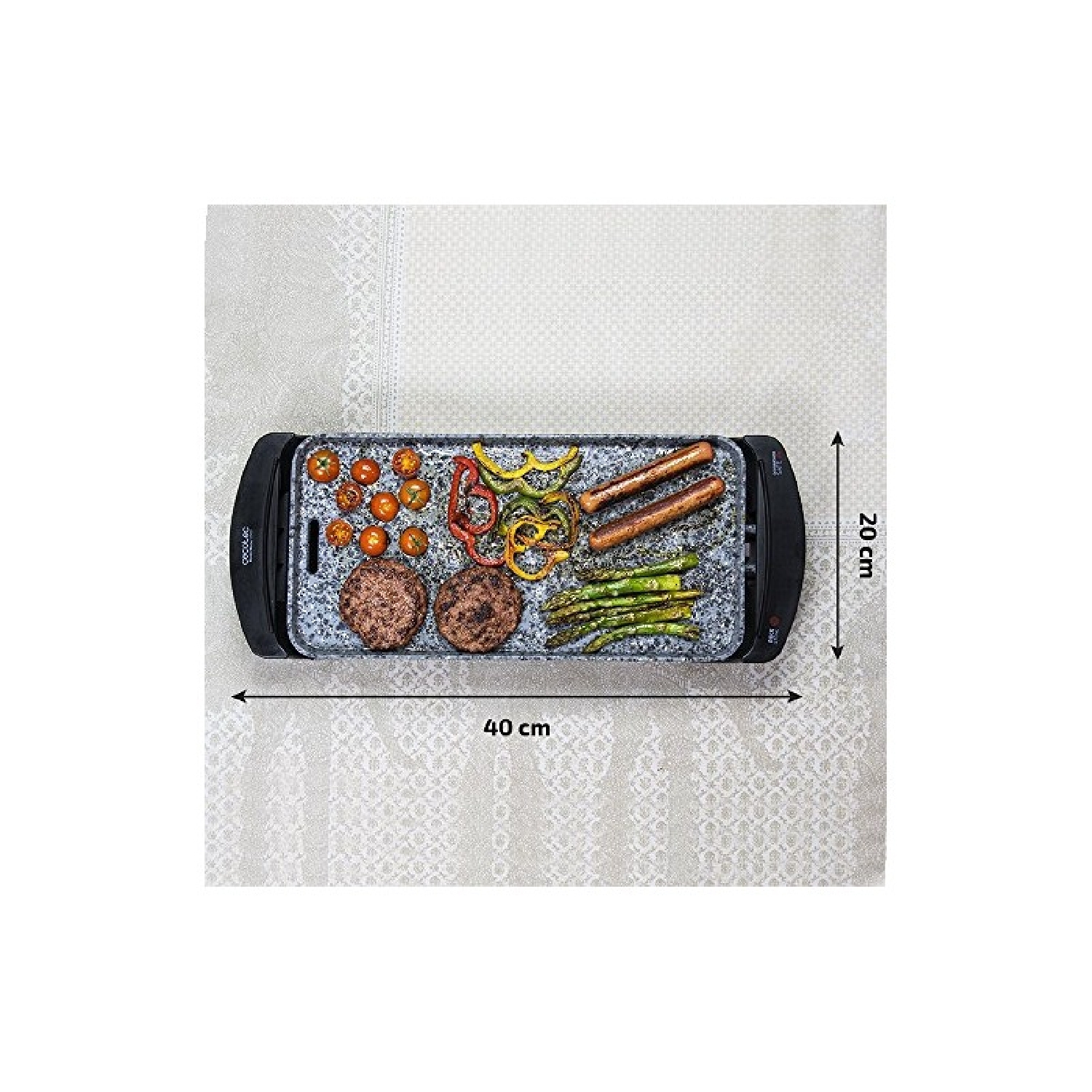 Plancha Eléctrica Rock And Water 2000 - Imagen 3