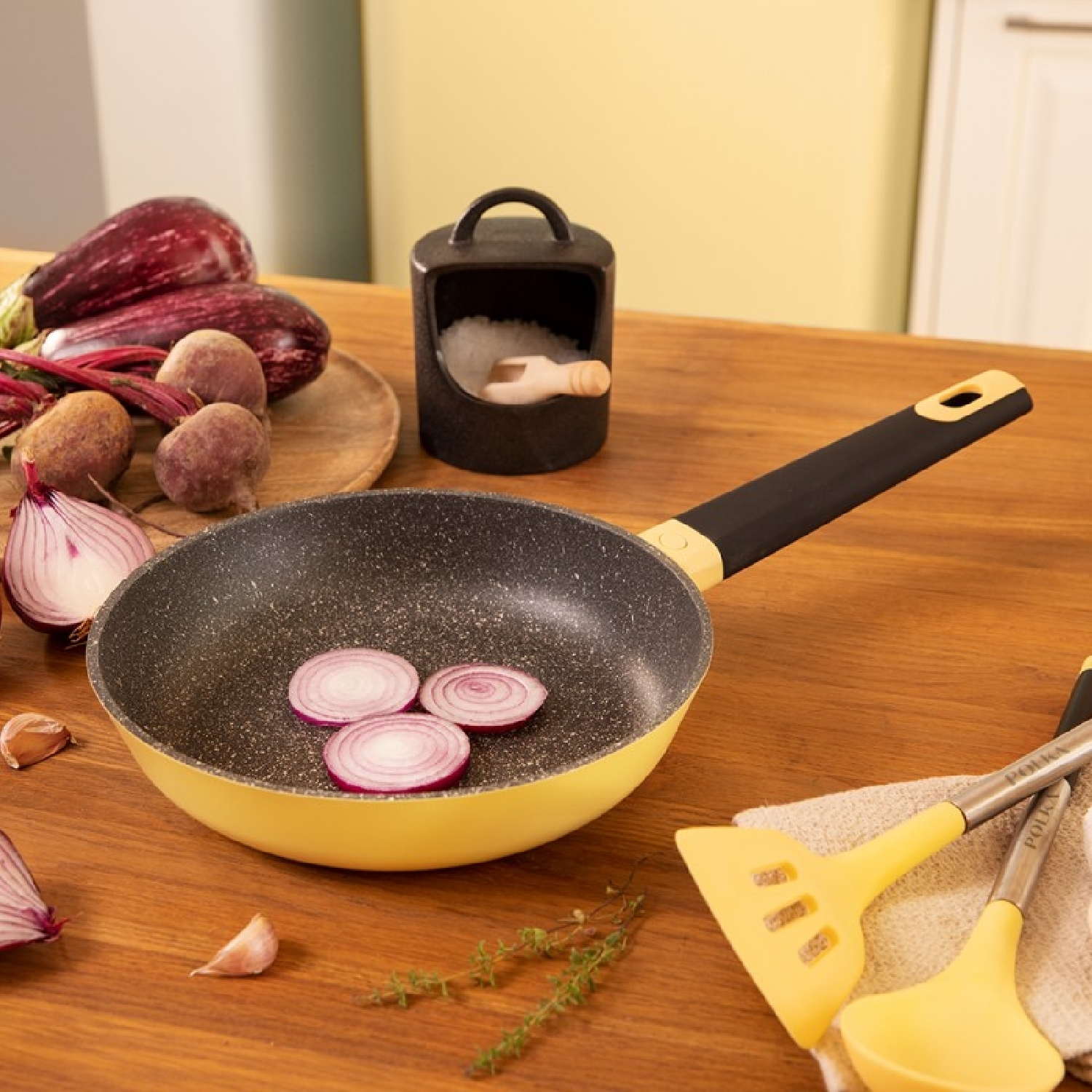 Set de Sartenes Polka Experience 18-22-26 Bucket Set Vulcano - Imagen 3