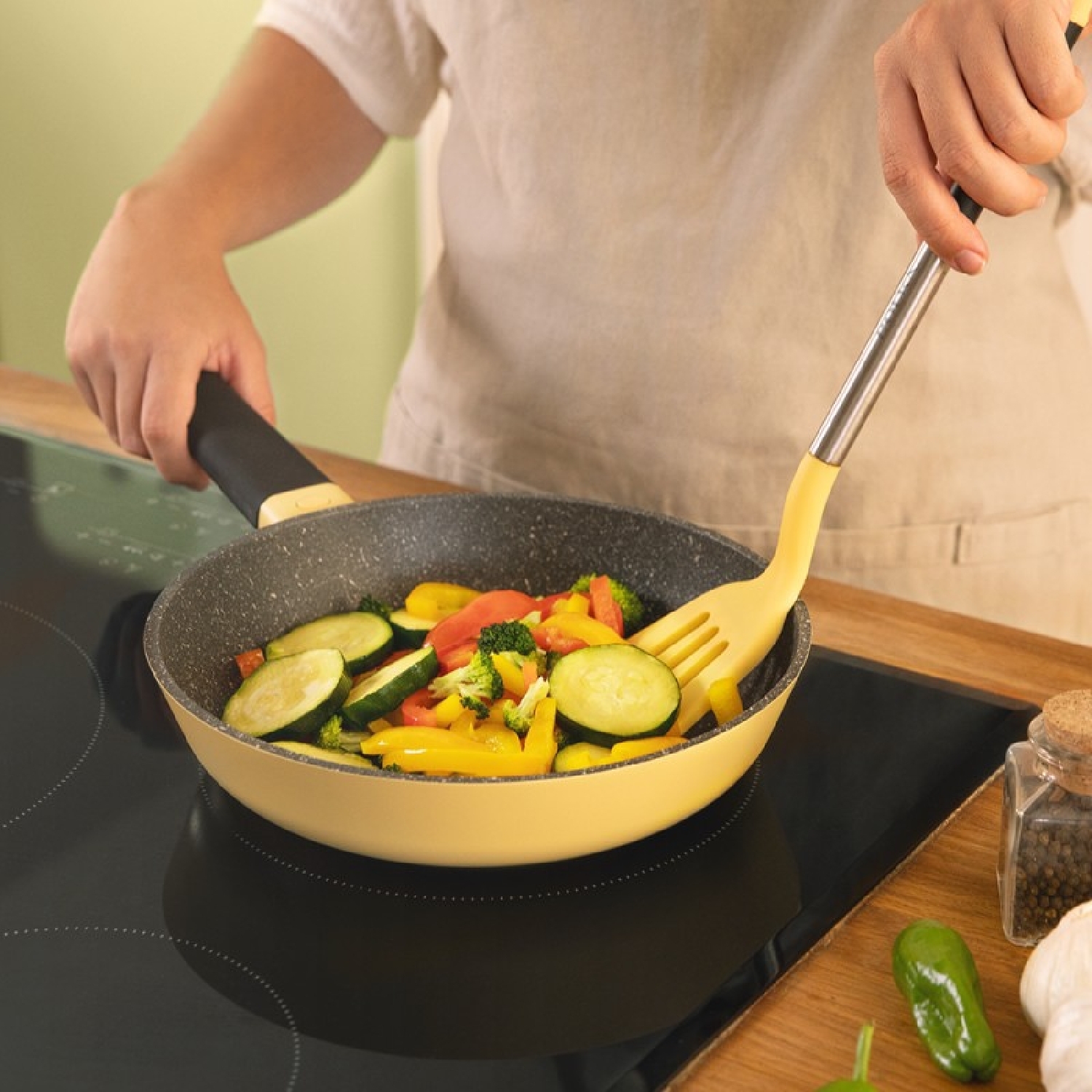 Set de Sartenes Polka Experience 20-24-28 Bucket Set Vulcano - Imagen 5