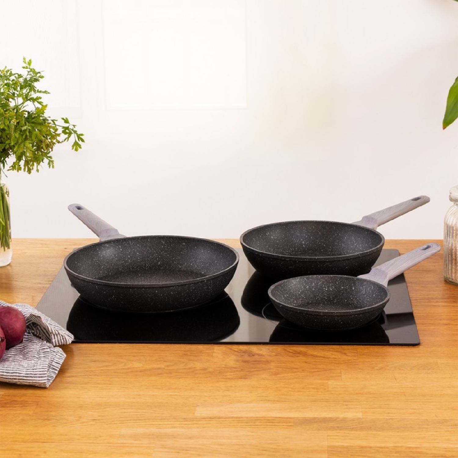 Polka Exclusive 20-24-28 Bucket Set Wood&Rock - Imagen 2