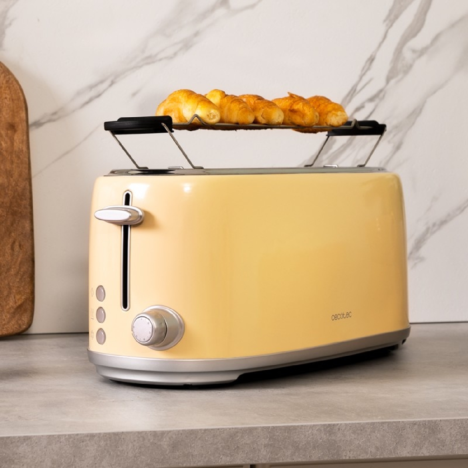 Tostador Vertical Toast&Taste 1600 Retro Double Beige - Imagen 2