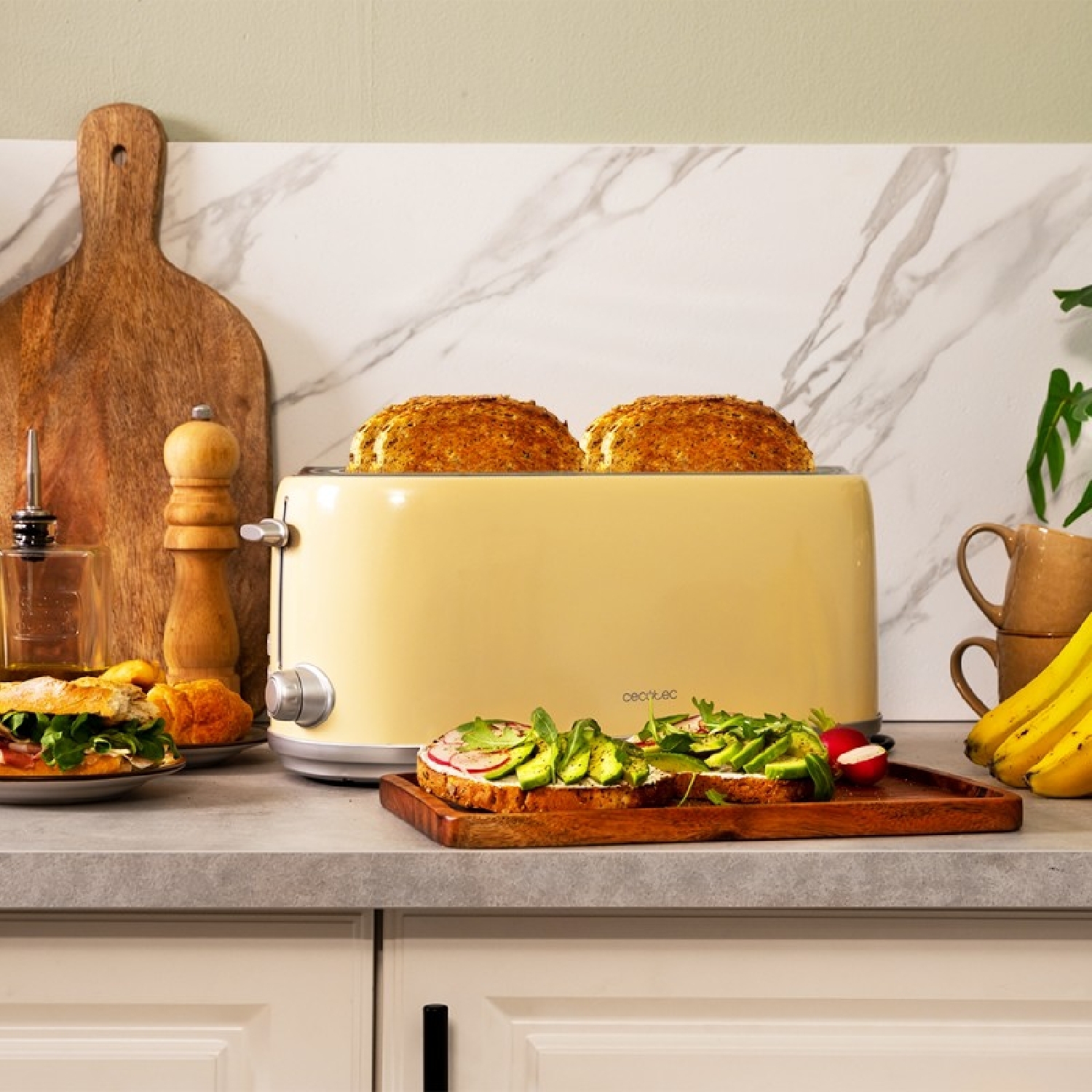 Tostador Vertical Toast&Taste 1600 Retro Double Beige - Imagen 3