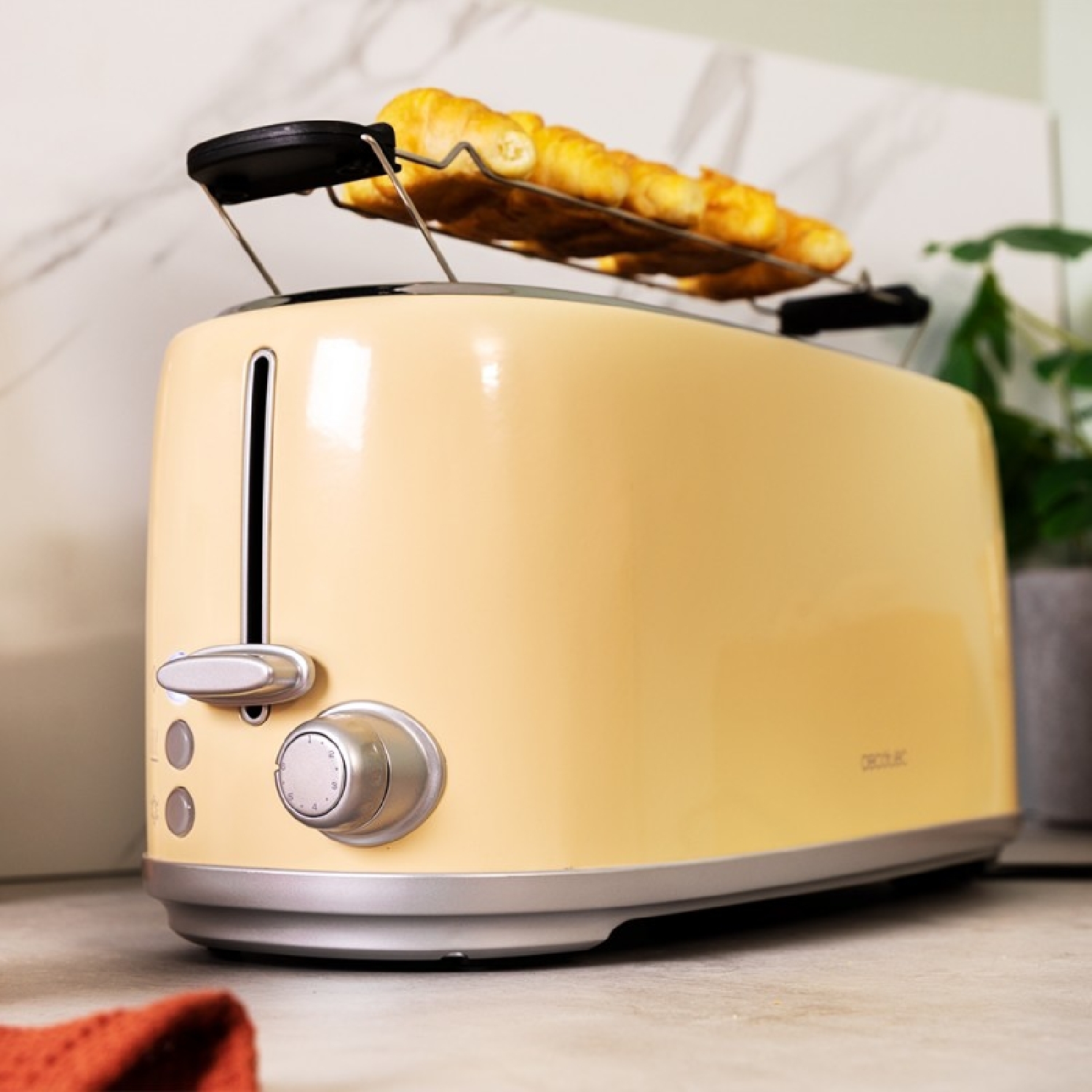 Tostador Vertical Toast&Taste 1600 Retro Double Beige - Imagen 5
