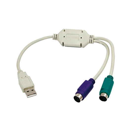 ADAPTADOR USB-M A 2X PS2-H LOGILINK AU0004A