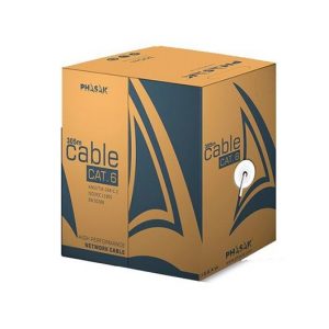 CABLE RED UTP CAT6 RJ45 PHASAK 305 GRIS