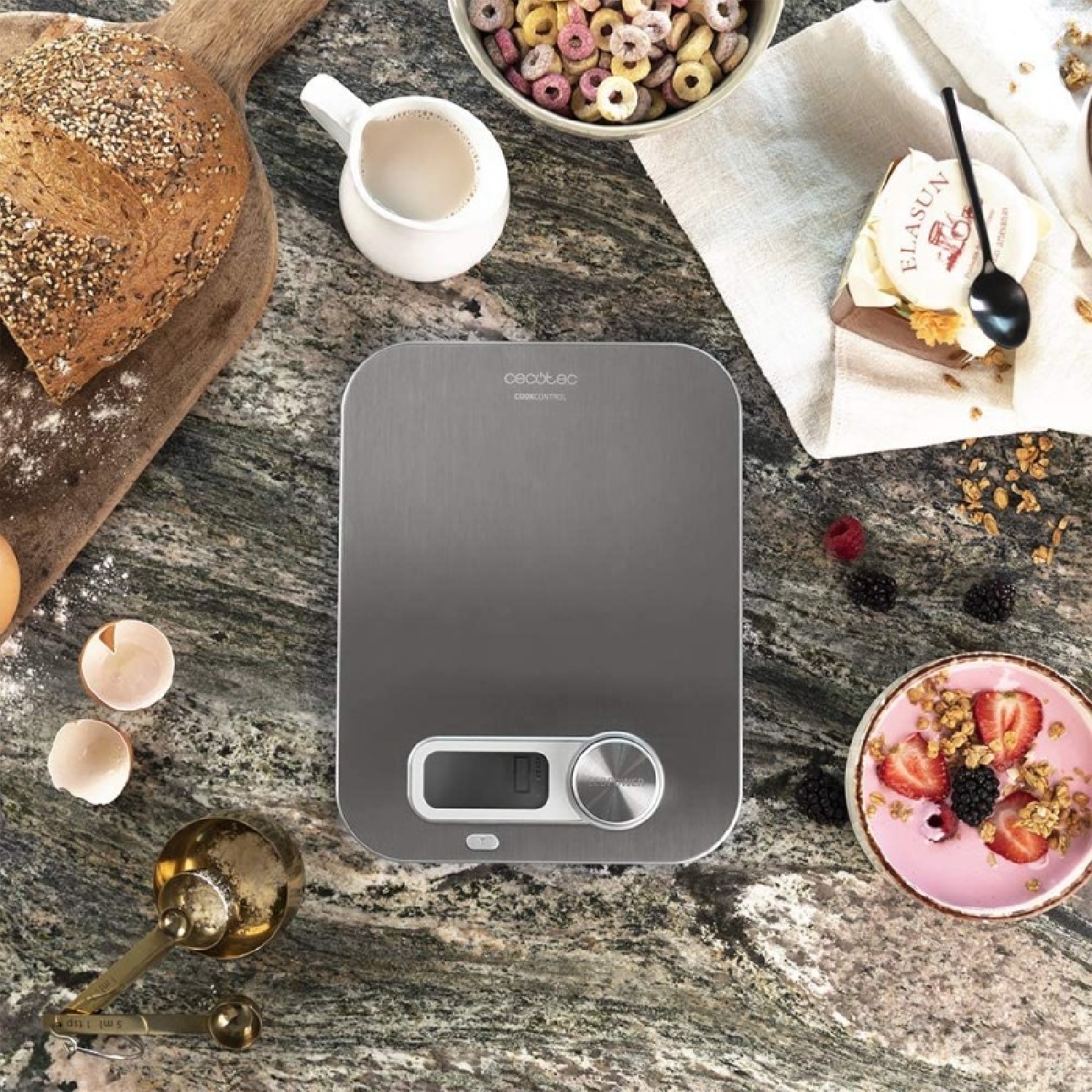 BÁSCULA DE COCINA COOK CONTROL 10200 ECOPOWER INOX - Imagen 4