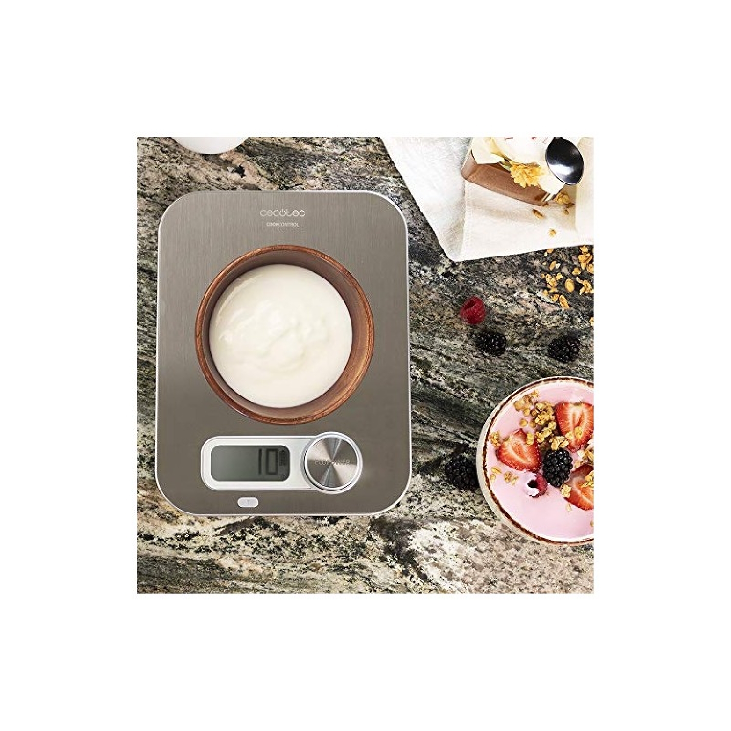 BÁSCULA DE COCINA COOK CONTROL 10200 ECOPOWER INOX - Imagen 5