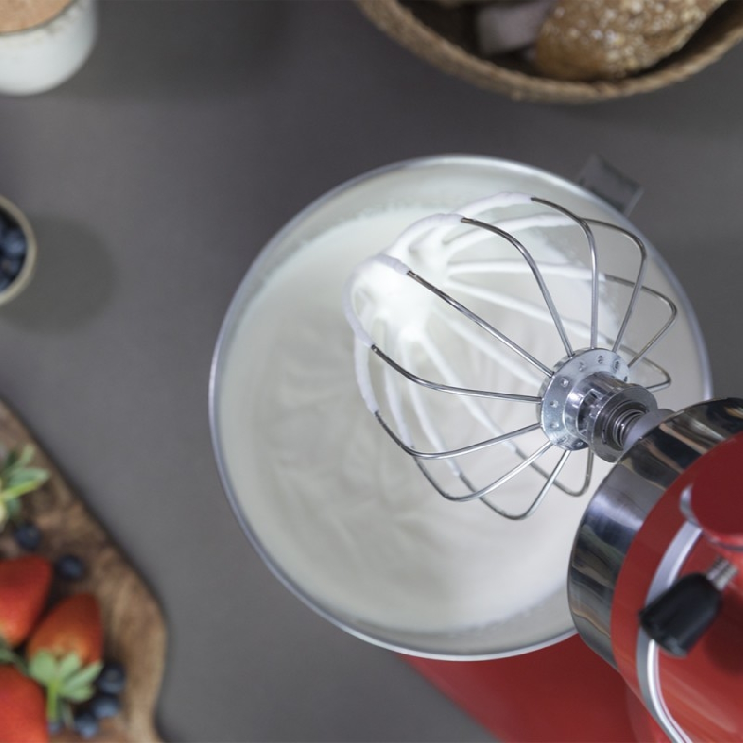 Batidora Amasadora Twist&Fusion 4500 Luxury Red - Imagen 2