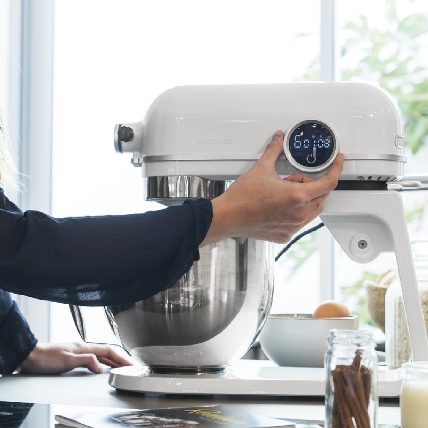 Batidora Amasadora Twist&Fusion 4500 Luxury White - Imagen 5