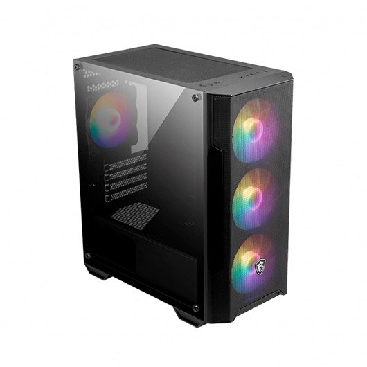 TORRE M-ATX MSI MAG FORGE M100A RGB NEGRO - Imagen 2