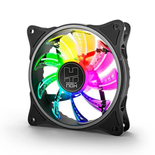 VENTILADOR 120X120 NOX HUMMER A-FAN ARGB - Imagen 2