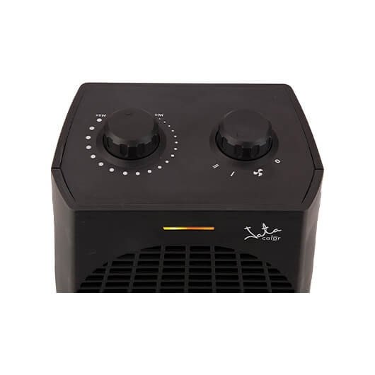 TERMOVENTILADOR VERTICAL JATA TV74 NEGRO - Imagen 2