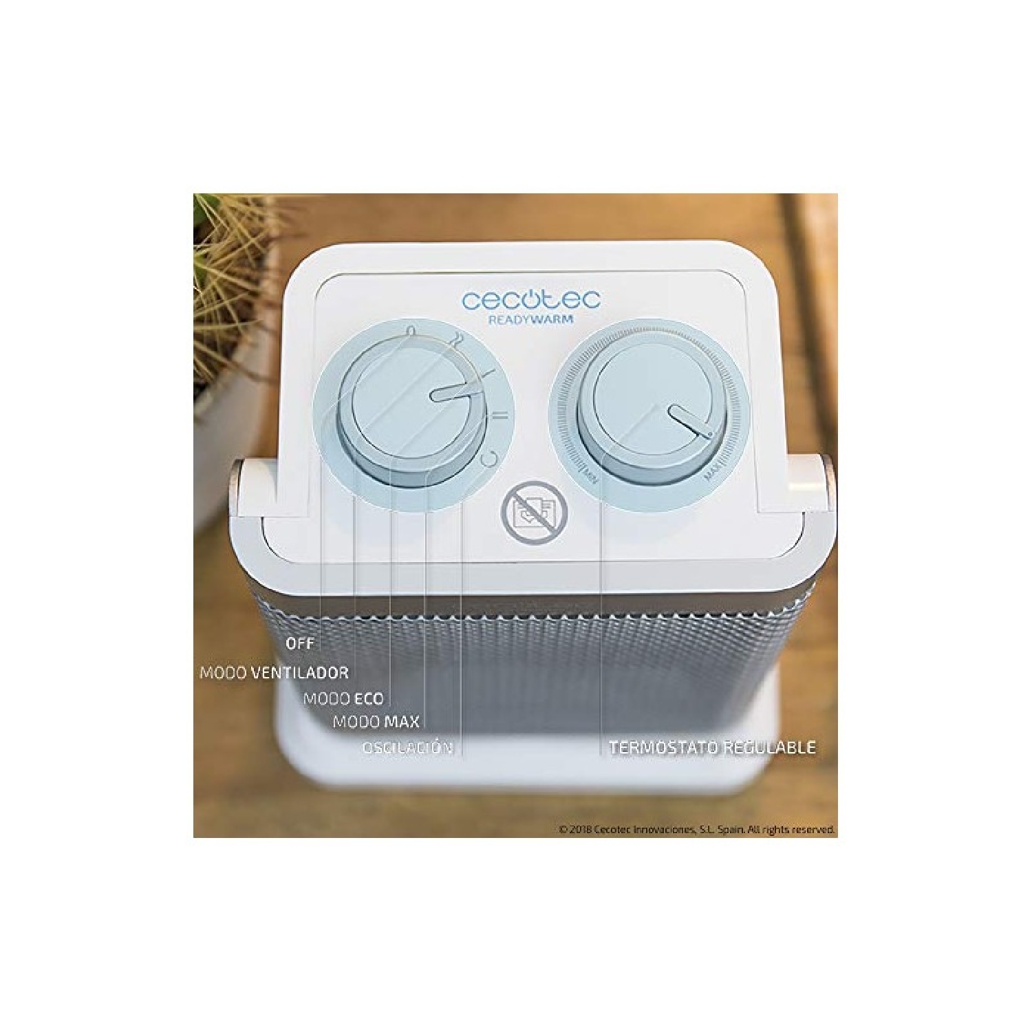 Calefactor cerámico Ready Warm 6100 Ceramic Rotate - Imagen 5