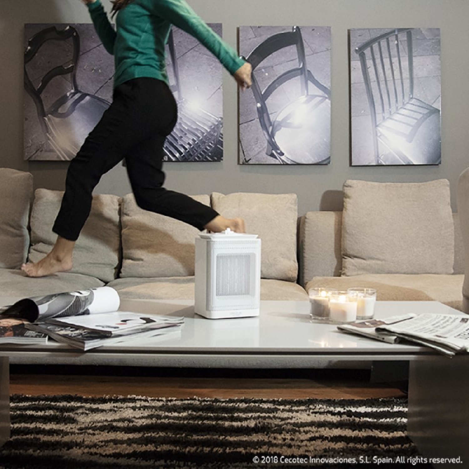 Calefactor cerámico Ready Warm 6150 Ceramic Rotate Style - Imagen 4