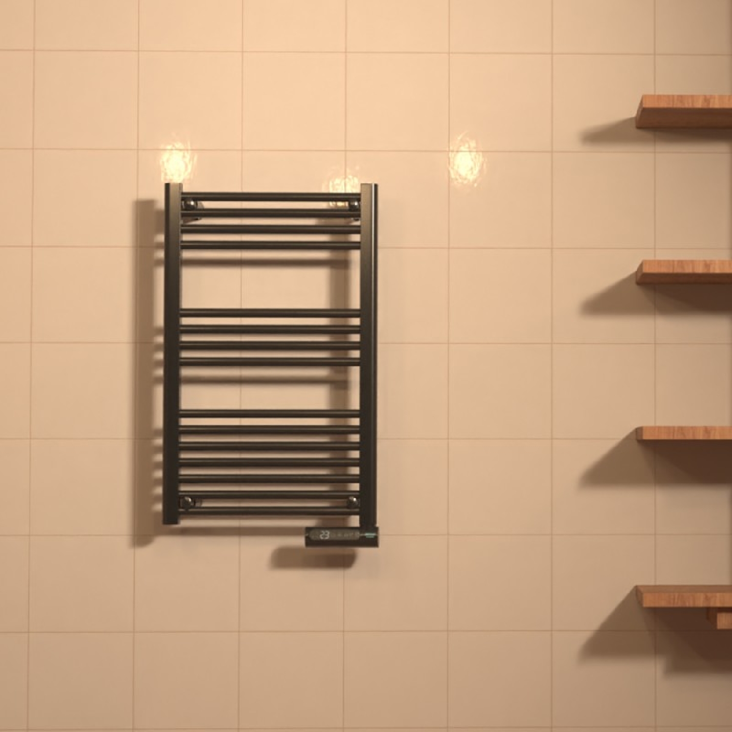 Toallero eléctrico Ready Warm 9100 Smart Towel Black - Imagen 2