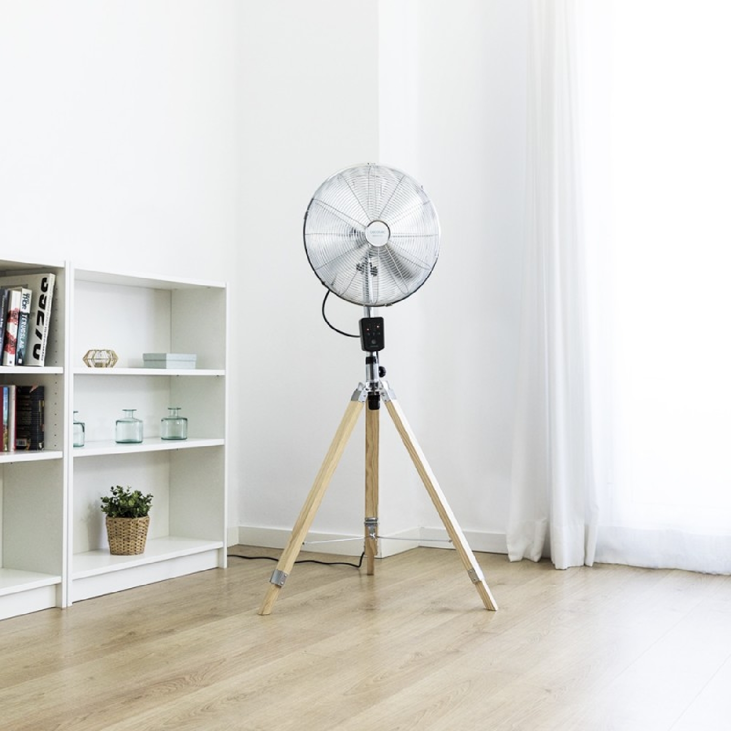 Ventilador de trípode EnergySilence 1600 Woody Smart - Imagen 5