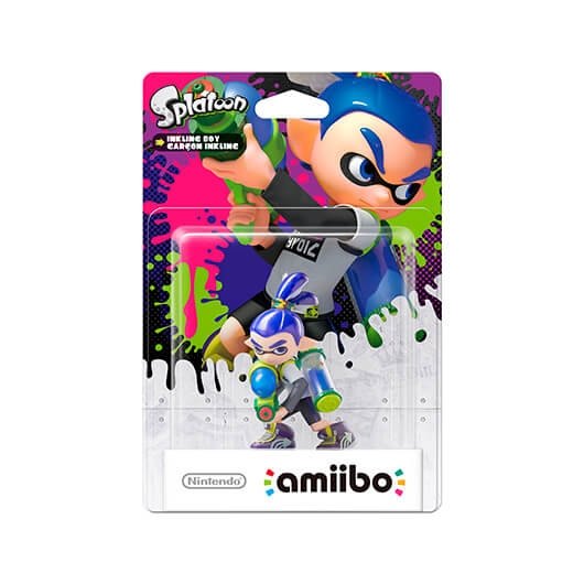 FIGURA NINTENDO AMIIBO SPLATOON INK CHICO AZUL - Imagen 2