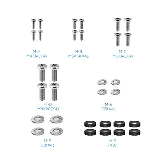 SOPORTE DE PARED TV/MON TOOQ 23-42 NEGRO - Imagen 3