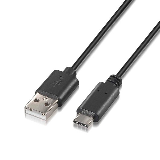 CABLE USB(A) 2.0 A USB(C) 2.0 AISENS 0.5M NEGRO - Imagen 2