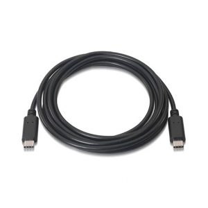 CABLE USB(C) 2.0 A USB(C) 2.0 AISENS 1M NEGRO