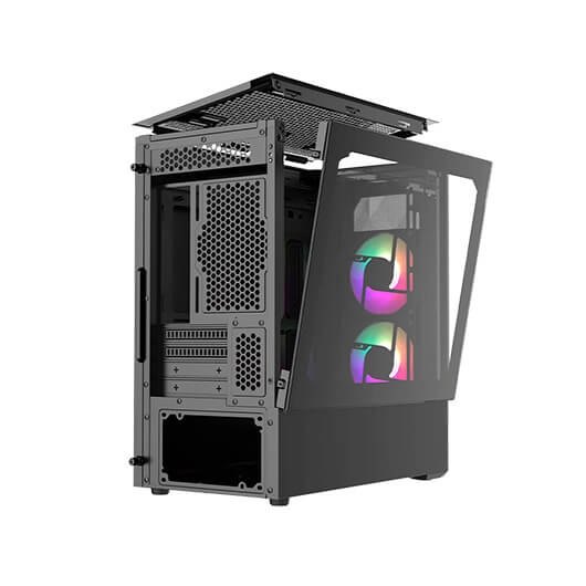 TORRE MICRO ATX COOLERMASTER TD300 MESH - Imagen 2