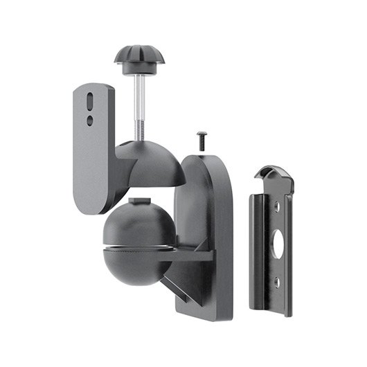 SOPORTE ALTAVOCES PARED GOOBAY UNIVERSAL NEGRO - Imagen 2