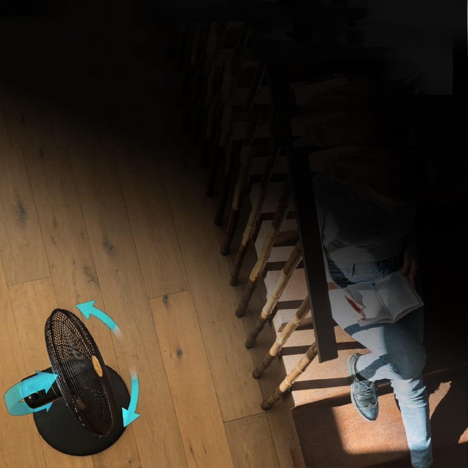 Ventilador de pie EnergySilence 600 Woodstyle - Imagen 5