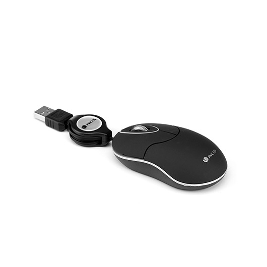 RATÓN ÓPTICO NGS SIN BLACK RETRACTIL - Imagen 2