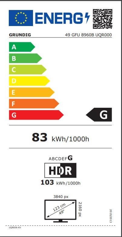 TELEVISIÓN LED 49 GRUNDIG 49 GFU 8960B SMART TV 4K UHD - Imagen 5