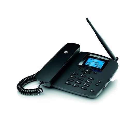 TELÉFONO CON CABLE DIGITAL MOTOROLA FW200L NEGRO - Imagen 2