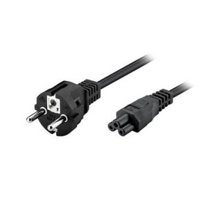 CABLE ALIMENTACION TIPO TREBOL 2M PHASAK NEGRO