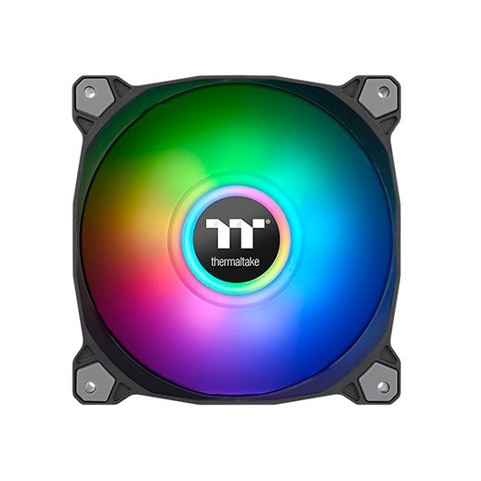 VENTILADOR 120X120 THERMALTAKE PURE DUO 12 ARGB 2UDS NEG - Imagen 2