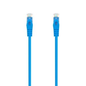 CABLE RED AISENS RJ45 LSZH CAT.6A 0.5M AZUL