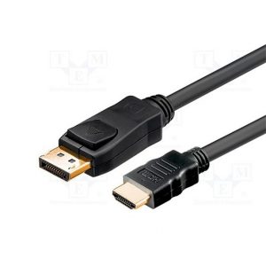 CABLE DISPLAYPORT-M A HDMI-M 1M GOOBAY