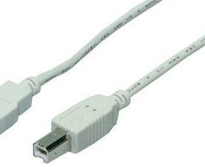 CABLE USB(A) 2.0 A USB(B) 2.0 LOGILINK 1.8M GRIS