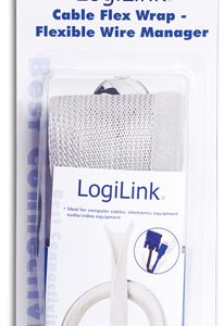 ORGANIZADOR DE CABLES 1.8M FLEXWRAP GRIS LOGILINK / KAB0007