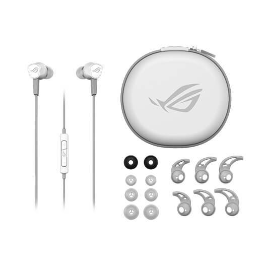 AURICULARES MICRO ASUS ROG CETRA II CORE MOONLIGHT WHITE - Imagen 4