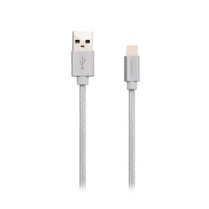 CABLE LIGHTNING TRENZADO A USB(A) 2.0 CANYON 1M WH